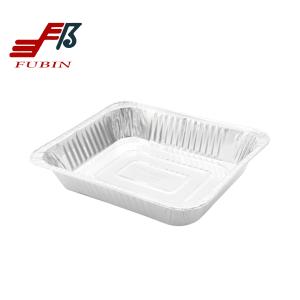 72mm Height Rectangular Foil Trays Carry Out Disposable Biodegradable