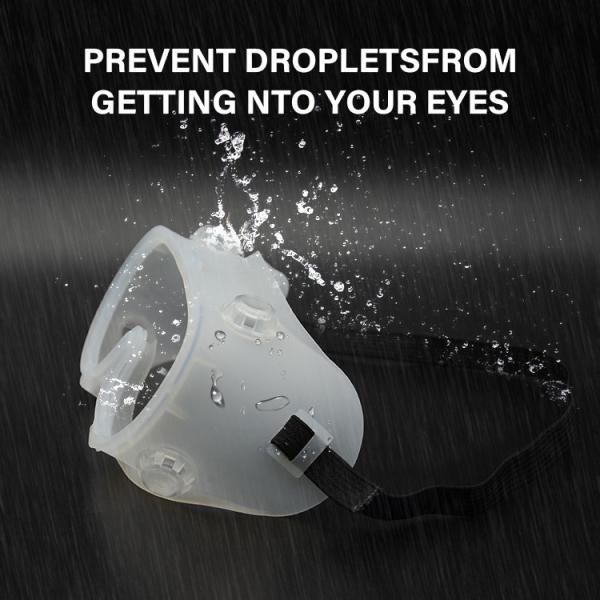 Quality Anti Fog Reusable Safety Goggles Static Resistant With Black Adjustable Strap wholesale