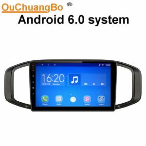 Ouchuangbo car radio multi media stereo for MG 3 2017 with bluetooth SWC AUX 4 Cores