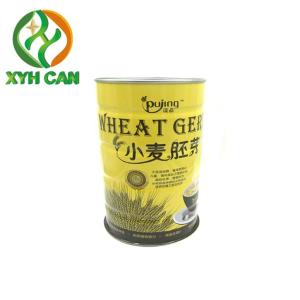 500g Metal Food Tins Empty Tinplate Can Packaging For Powders Glossy Lamination