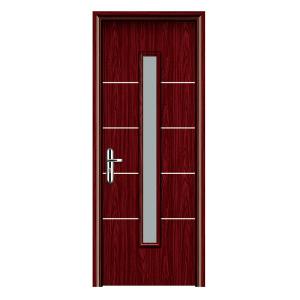 Moistureproof Weather Resistance WPC Hollow Door Hinged Installation Method