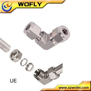 Oil And Gas Stainless Steel Tube Fittings Forged Elbow Structure Head Code