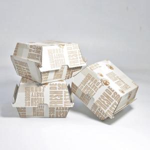 Cheap Biodegradable custom flexographic logo burger box high-quality burger box for sale