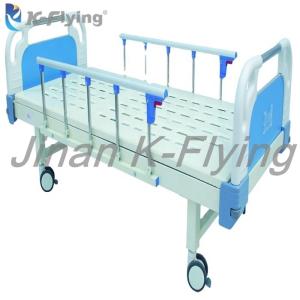 China Simple Design ABS Hospital Nursing Bed Steel Metal Movable Patinet Portable on sale