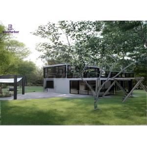 Modern Prefabricated Modular Home Two Story Villa Style With Stackable Features