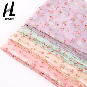 Small Flower Printing Textile Polyester Chiffon Fabric For Sewing Clothing