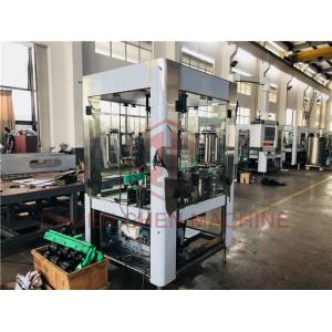 4 Head Aluminum Can Filling Screw Capping Machine Bottled Water Manufacturing
