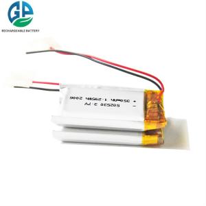 KC CE Approved 3.7V Li Poly Rechargeable Battery 502530 3.7V 350mah 1.295wh