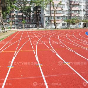 EPDM Rubberized Track Surface Prefabricated Vulcanized Rubber Track With
