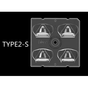 China 64*144 Degree/TYPEII-S Beam Angle 4in1 Lens Type LED Street Light Module with 88%-93% Transmittance on sale