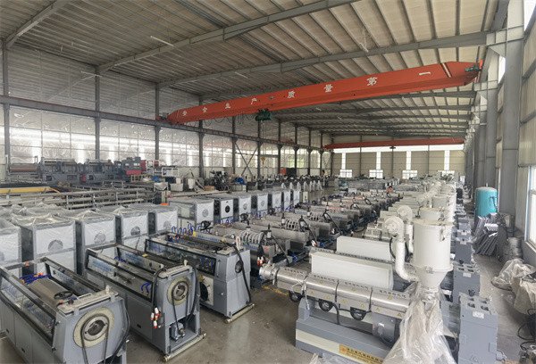 High Output Spiral Pipe Extrusion Line Prestressed Post Tensioning Corrugated