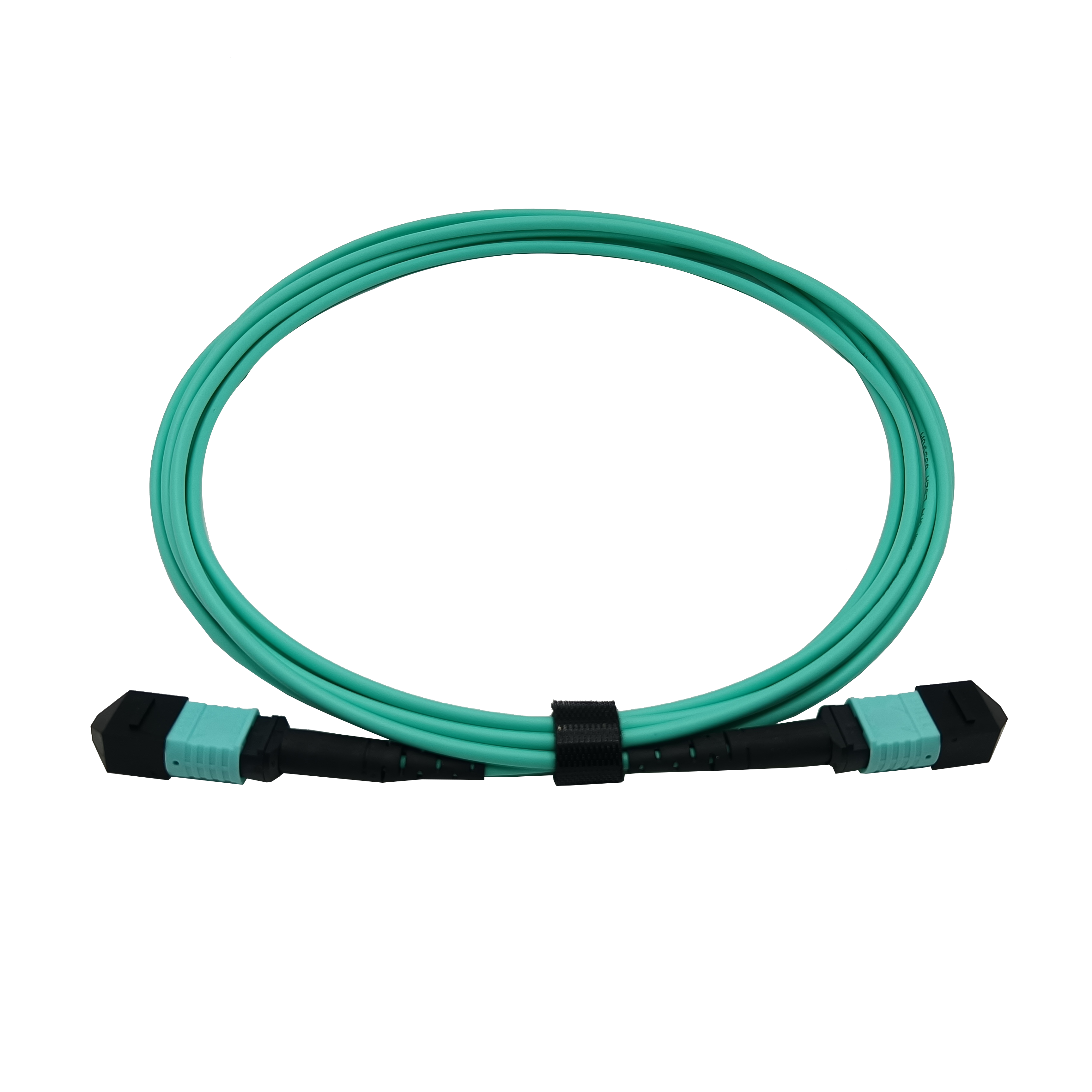 MPO Fiber Optic Patch Cord With 8 Core OM4 Multimode Fiber 0.25dB Insertion Loss