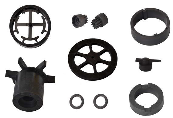 Plastic Injection Bonded Ceramic Ferrite Magnets High Efficiency On Injection