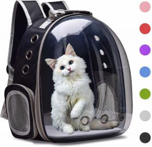 China Transparent Capsule Pet Bag Carrier Luggage Case Transparent Trolley Case With Trolley Wheels on sale
