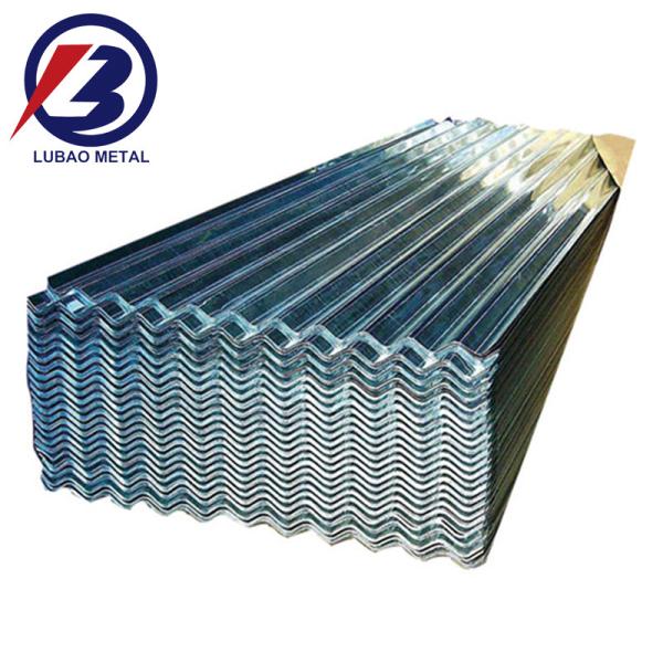 Quality Zinc Coating 30-275g/m2 High Strength Trapezoidal Type Corrugated Galvanized Steel Roofing Sheet for Waterproof Building wholesale