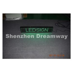 CE Single green Indoor 10 mm LED Moving Message Display with 960 by 160 mm