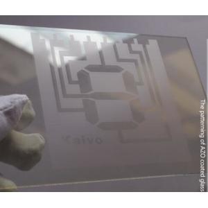 Customized laser patterning film AZO and FTO conductive glass plate for OPV and
