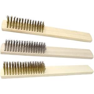 6x16 Copper Brass Wire Brush Set 12pcs For Polishing Grinding Cleaning