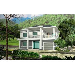 China Modular House Light Steel Prefab House Fast Construction 4 Bedrom Prefabricated House on sale