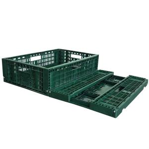 Cheap foldable plastic mesh fruit crate Manufacturer
