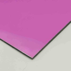 Fuchsia Fireproof Aluminum Composite Panel 48in 96in Acp Aluminum Cladding