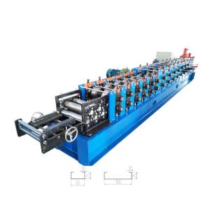 Automatic galvanized steel C / Z purlin roll forming machine with CE / ISO9001 /