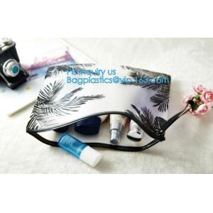 China slider PVC zipper PE packing bag for underwear / clothing / cosmetic, foldable slider zipper pvc storage bags, Pouch Sli on sale