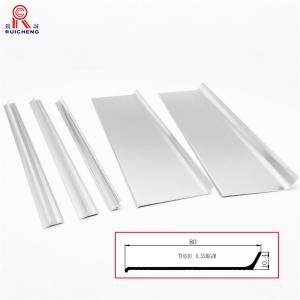 China Living Room Extrusion Aluminum Wall Skirting Board Profiles Various Colors on sale