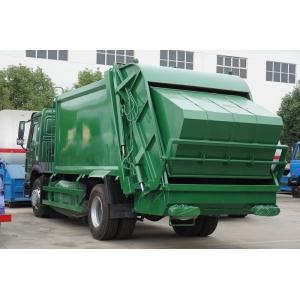 12m3 Waste Management Trash Truck , 12cbm Rear Loader Howo Waste Compactor Truck