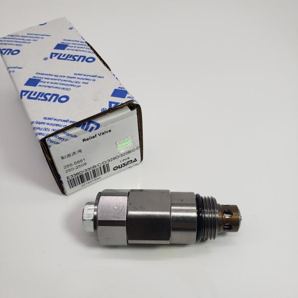 Quality 255-5661 250-2508 Relief Valve For Excavator  E320B/C/D E323B/C/D/E324B/C/D E329D E330B/C/D E336D wholesale
