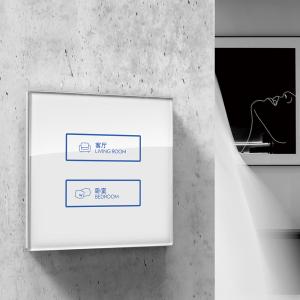 RS485 Modubus Touch Screen Wall Switch Tempered Glass Plastic Cover