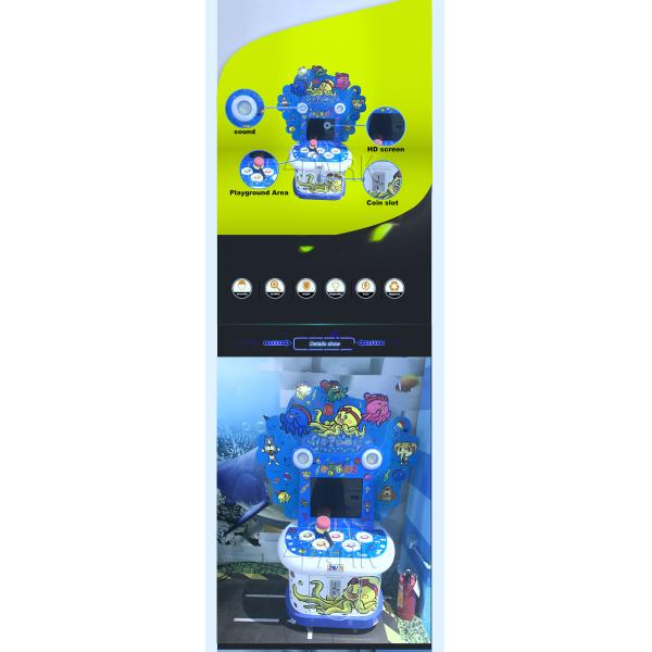 Coin Operated Music Hitting Amusement Game Machines Video Arcade Game