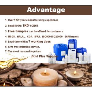 Highly Pure Luxurious Citrus Gardenia Candle Fragrances For Producing Candles