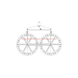Fire Retardant Sheave Features Tandem Blocks With Galvanized Yoke And Aluminum