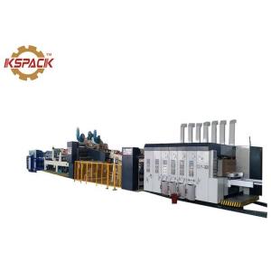 180pcs/Min Corrugated Box Printing Machine Glue Flexo Printer Slotter Die Cutter
