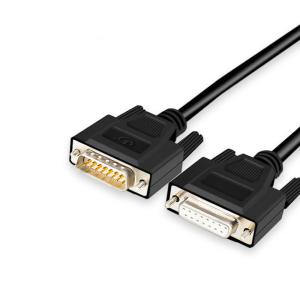 China Db25 Db50 PVC Male To Female Rs232 Cable For Data Tranmission on sale