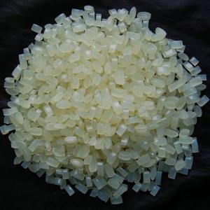 China EVA Yellowish Bookbinding Hot Melt Glue Granule For Coated Paper Side Glue ≥157g on sale