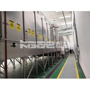 Continuous Mesh Drying Hot Conveyor Dryer Mesh Belt Dryer Machine PLC Control