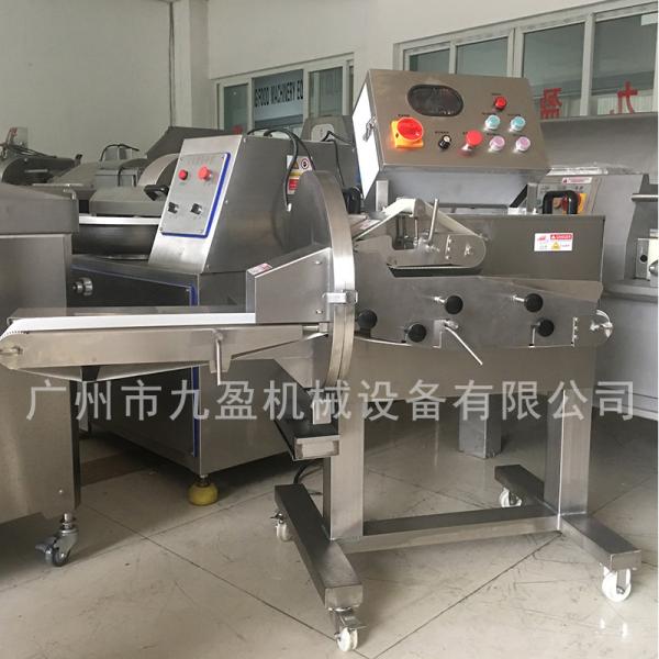 Adjustable Cooked Pork Beef Mutton Slicing Machine / Automated Cooked Meat
