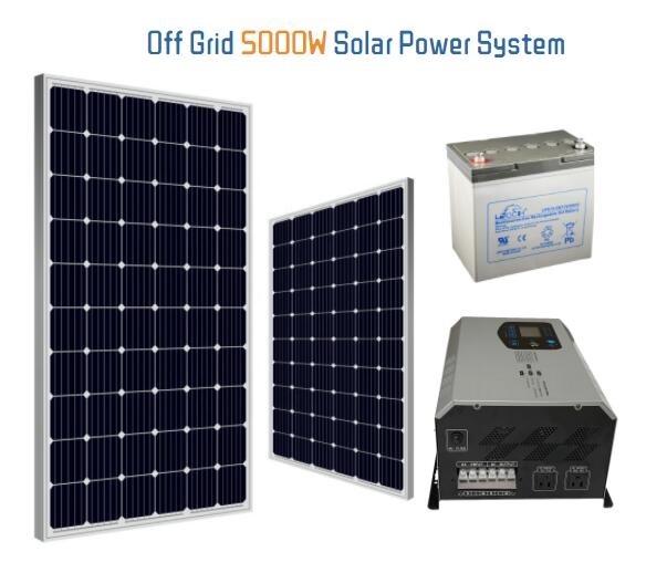 Quality Multipart Setup Monocrystalline Panel Solar Power Home Kits 5000W Solar Panel Kit wholesale