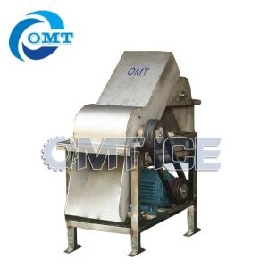 Cheap 7.5KW Input Ice Block Crusher Machine Anti Corrosion Easy Cleaning And Maintenance for sale