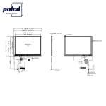 Polcd ST7262E43 IPS TFT LCD Display 800X480 5 Inch Display For Raspberry Pi