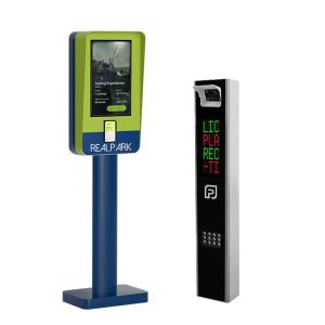 Wall Mounted ANPR Parking Payment Kiosk ExpressExit Parking Lot Kiosk