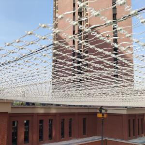 T20 Advertising Display LED Mesh Screen Flexible Transparent for Outdoor