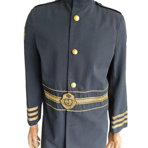 Professional Design Classic Black Color Ceremonial Uniform Suit Set 60 Polyester 40 Viscose