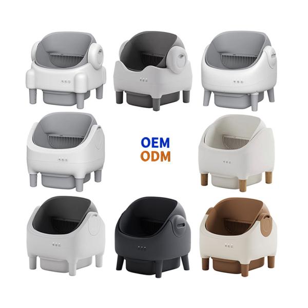 Quality Automatic Self Cleaning Cat Litter Box with Sensor Extra Large Pet Toilet wholesale