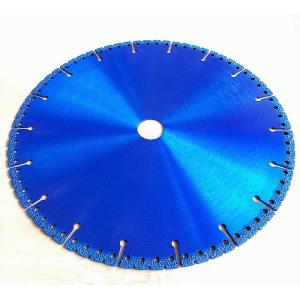 China Good Look 9inch 230×1.8/2.7×8×18T×22.23 Vacuum Brazed Diamond Grinding Cutting Disc For Stone Ceramic Plastic Marble​ on sale