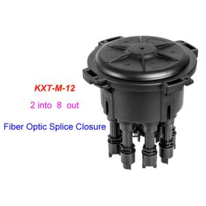 12 Core 2 Into 8 Out SC Fiber Optic Closure Enclosure Outdoor IP68 1 X 8 PLC