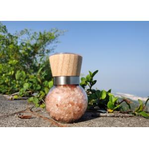 80ml Capacity Adjustable Salt and Pepper Grinder with Transparent Condiment