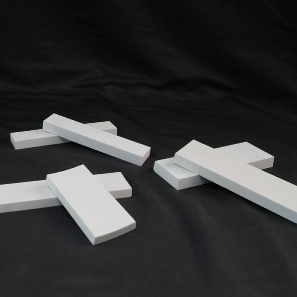 Quality 130*50*15mm High Thermal Shock Resistance Glossy Alumina Ceramic Tile with 2000MPa Compressive Strength wholesale